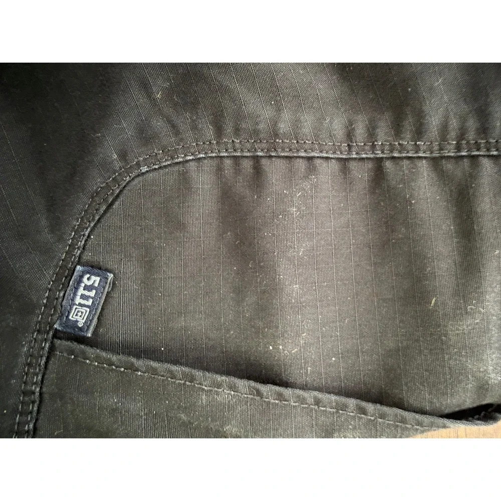 5.11 Tactical Stryke Cargo Pants Mens 34x32 Black Ripstop Flex-Tac 74369